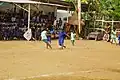 Football match during inter-primary/secondary schools competition