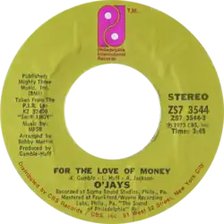 side-A label by Philadelphia International Records