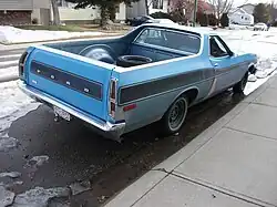 1974–1976 Ford Ranchero rear view