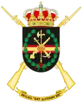 Former Coat of Arms of the 2nd Legion Brigade "King Alfonso XIII" (BRILEG) Second Version