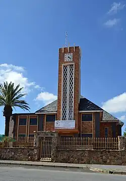 A church in the area