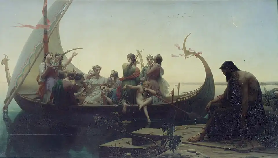 The Evening, or Lost Illusions Charles Gleyre (Before 1843), The Louvre