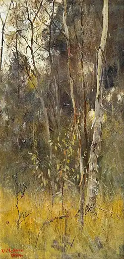 Frederick McCubbin, At the Falling of the Year, 1886, private collection