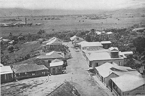 Maricao around the end of the Spanish-American War (1898)