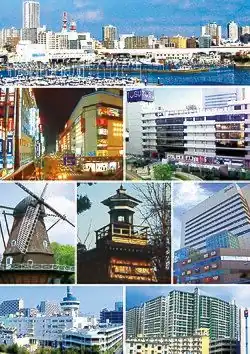 Chiba Port (Funabashi Port)） View from Tsudanuma Station Funabashi Station Funabashi H. C. Andersen Park Funabashi Ōmiya Jinja lighthouse Funabashi Face Building LaLaport Tokyo-Bay Wakamiya Housing from Minami-Funabashi Station