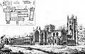 1888 depiction of the abbey prior to destruction