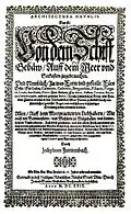 tFrontispiece of Furttenbach's 1629 Architectura Navalis