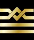 Shoulder rank insignia of a Captain or Chief Engineer