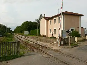 The former railway station of Grez-Gaudechart