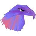 Garuda Linux Hero, purple