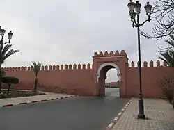 Bab er-Rih, the eastern gate of the Inner Mechouar, near the entrance of the Royal Palace