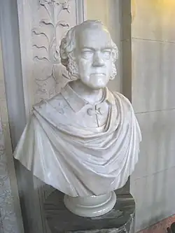 Bust of George Ticknor (1871), McKim Building Boston Public Library
