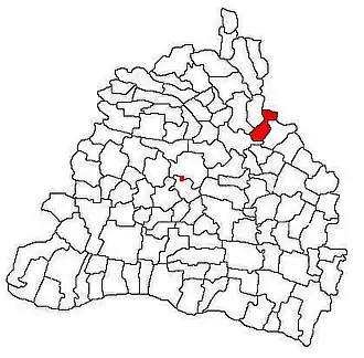 Location in Dolj County