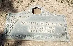 Grave of William Hovey Griffin (1875–1956) in West Resthaven Park Cemetery and Funeral Home, Glendale
