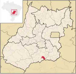 Location in Goiás state