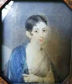 Portrait painting of Varvara Bakunina