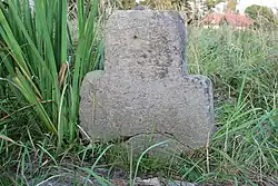 Medieval stone cross in Golińsk