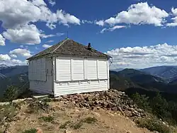 The Granite Mountain Lookout, Gibbonsville, Idaho, looking Southeast down the North Fork valley.[4]