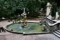 Fountain and artificial cave Grotta in Havlíčkovy sady