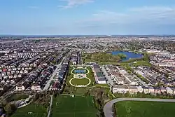 Aerial view of Greensborough in 2024