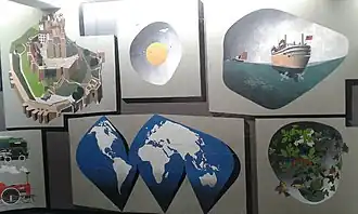 Partial view of the mural at Greenside School