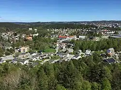 Krossen and Suldalen seen from Tinnheia
