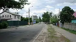 Horodenska Street, the central street of the Lisky