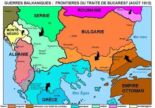 map of the Balkans