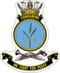 HMAS Condamine's badge