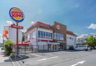 A Burger King restaurant in Bavaria, Germany