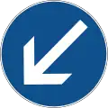B47-1 Keep left