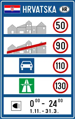 C109 General speed limits