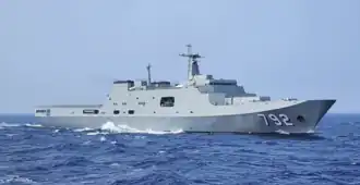 Thai Navy amphibious transport dock HTMS Chang