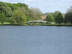 Bridge at Haderslev's inner pond