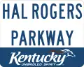 Hal Rogers Parkway marker