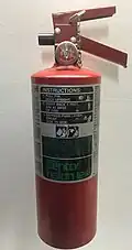 Halon 1211 Fire Extinguisher, USA, early 1990s.