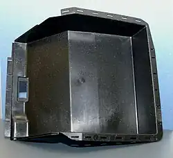 Hemp plastic automobile glove box