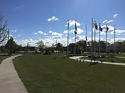 The junction of Hanoverville Road and Pennsylvania Route 512 in Chickentown
