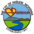 Official seal of Harlem, Montana