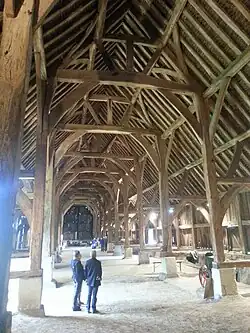 Interior of Harmondsworth Great Barn