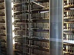 Rear view of the computing section