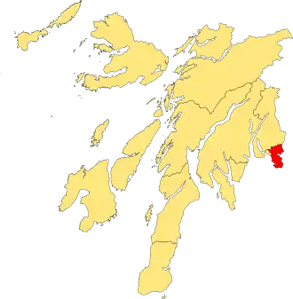 Location of the ward