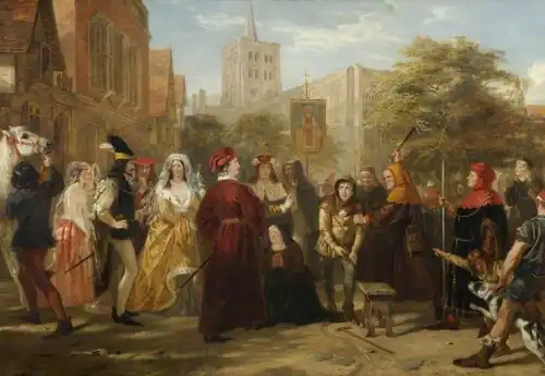 Henry VI, Part Two, Act II, Scene 1 at St Albans by Edward Matthew Ward