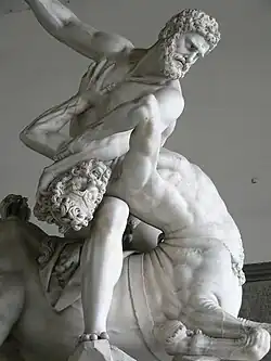 Hercules and Nessus by Giambologna (1599)