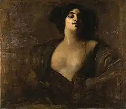 Hetaera, 1906. Owned by the Society for the Encouragement of Fine Arts in Warsaw, inv. no. 369 (lost between 1939 and 1945 (World War II).