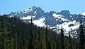 Hinkhouse Peak seen from the Cutthroat Lake Trailhead