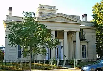 Front view of Todd House