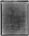 First floor plan (1913), prior to restoration, Louis Carter Baker Jr., architect.