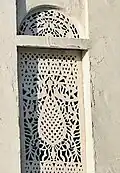 A window with the indigenous architecture of Kazerun