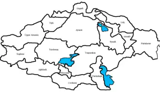 Sophene and the other provinces of the ancient kingdom of Armenia